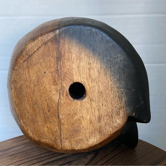 Hand Carved Sleeping Wood Siamese Cat Sleeping Sculpture Pet Statue Cat Figurine - Picture 10 of 14